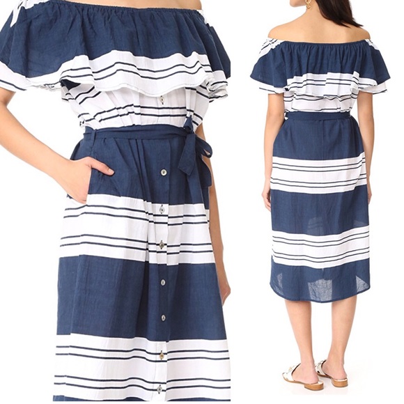 Faithfull the Brand Dresses & Skirts - Faithful Majorca Striped Maxi Dress 6 NWT